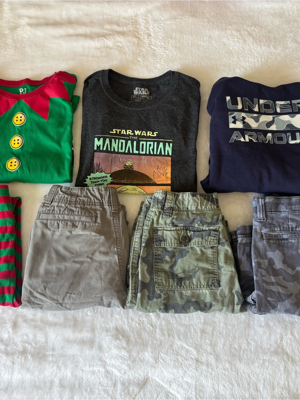 Boys Size 14 Bundle Star Wars, Under Armor, Levi’s, Urban Pinpeline